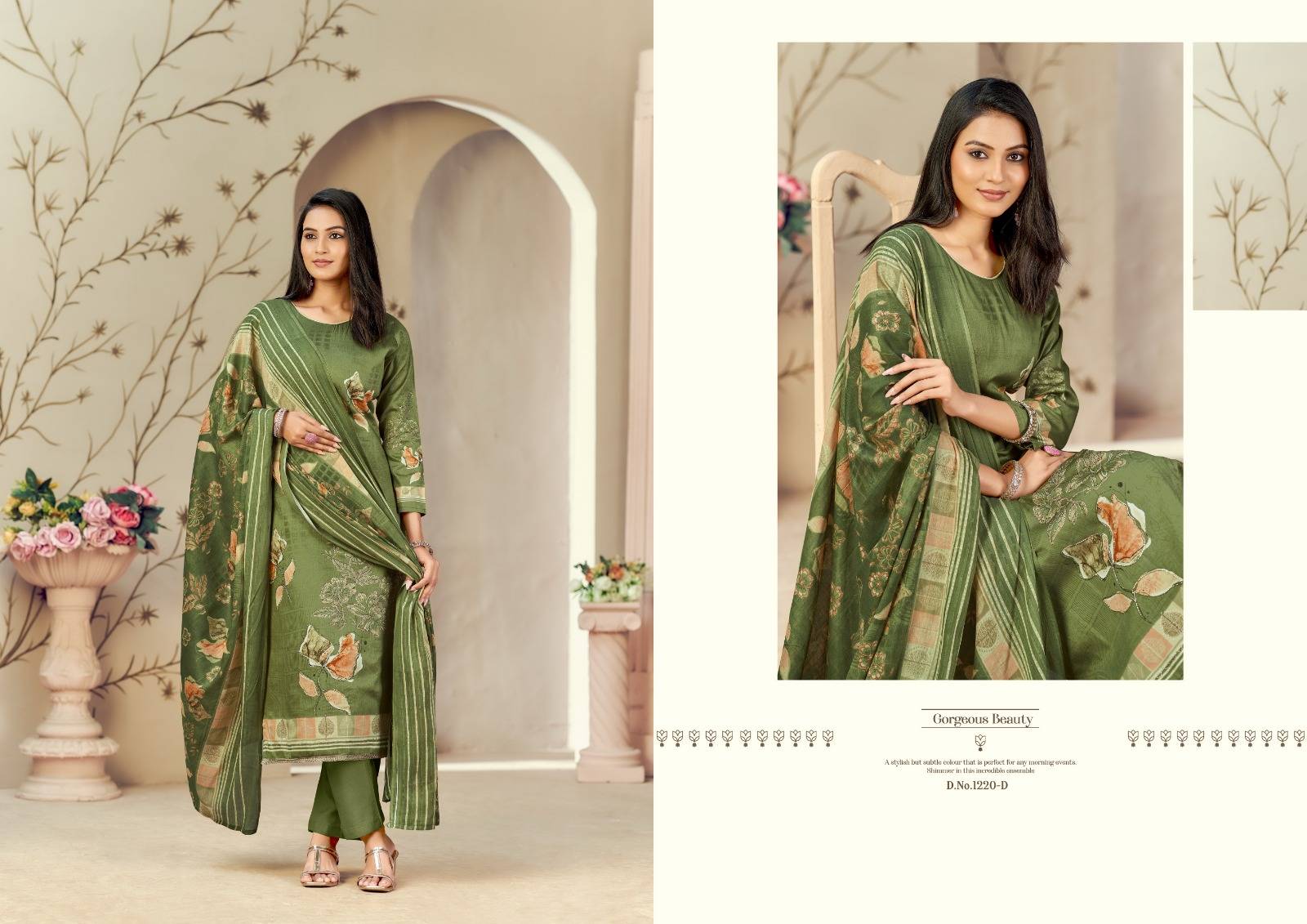 KAYKA by Azara 1220-A TO 1220-D SERIES Pakistani Stylish Embroidered PURE ZAM COTTON COLLECTION At Wholesale Price